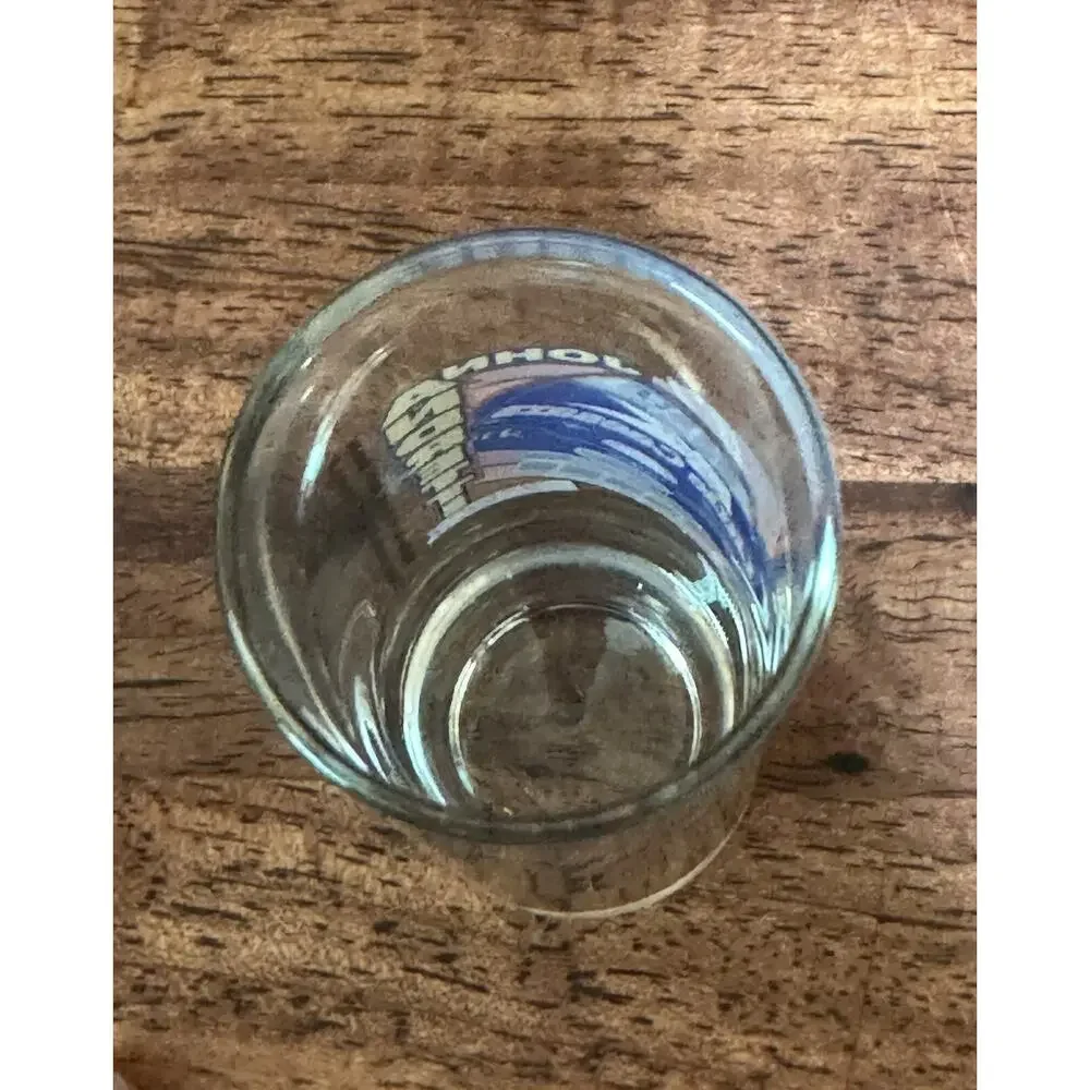 John Andretti Shot Glass Nascar #37 Little Caersars Kmart